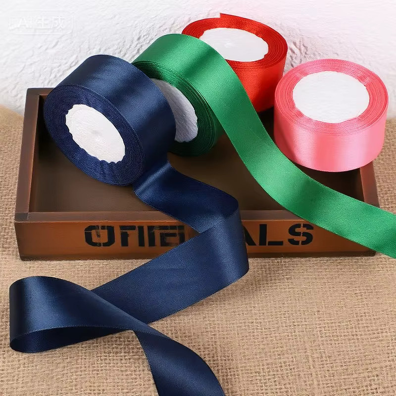 Merylover Satinband Set in Mehrfarben, 22 Meter Länge, Breite: 40 mm, ideal für Schmetterlingsschleifen und Geschenkverpackungen - Bild 2