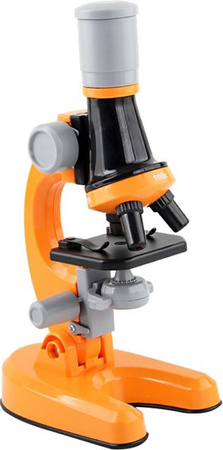 Kkmoon Optisches Mikroskop, mit LED-Licht, Orange