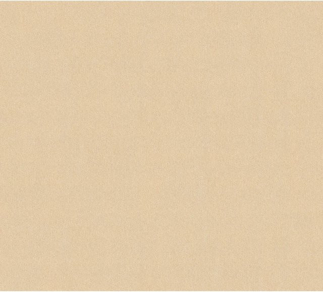 A.S. Création Vliestapete Uni in Beige und Orange - Bild 1