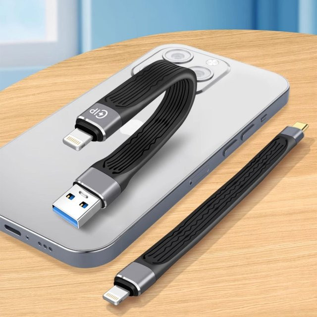 MCGILLON USB-C Schnellladekabel 20 W mit 3A für iPhone 14 Pro Max, iPhone 13 Mini Pro Max und andere USB-C Geräte, Farbe: Schwarz - Bild 1