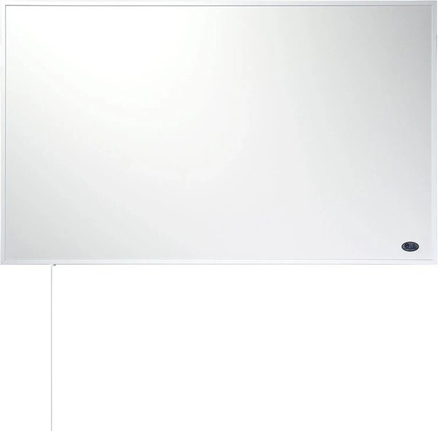 Könighaus Infrarotheizung P-Serie 800 W in Weiß mit Kabelausgang quer links - Bild 1