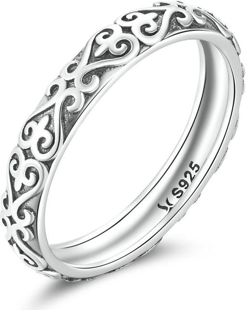 BAMOER Bandring 925 Silber, Rankenmuster, Damen - Bild 1