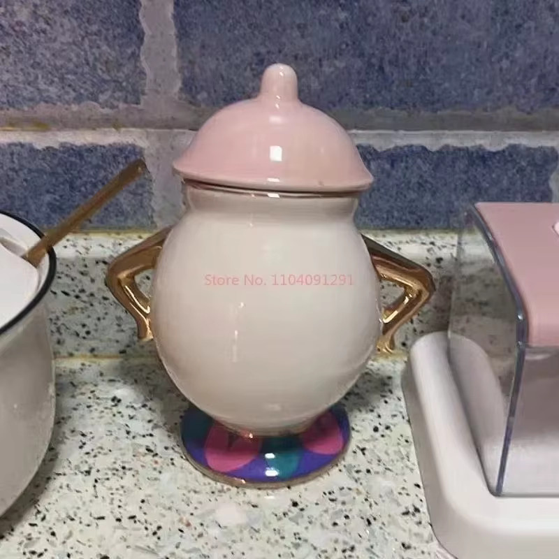 Bandai Die Schöne und das Biest Teekanne, Mrs Potts und Chip Tasse, Tee-Set - Bild 2