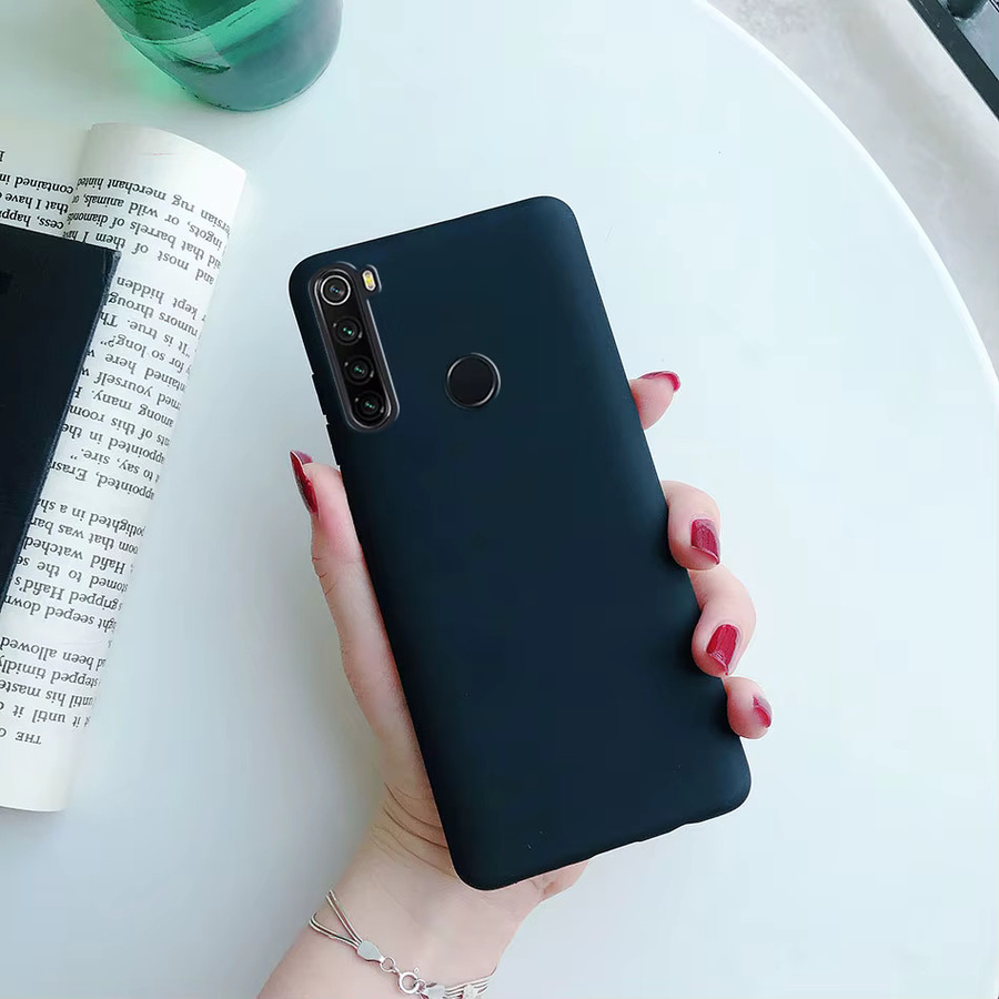 Silikon Handyhülle Candy für Xiaomi Redmi Note 8T 9 10 Pro 9T 8 8A 9A 7 7A 5 5A 6 6A in Schwarz - Bild 3