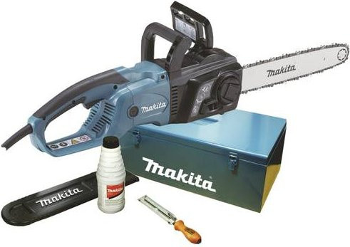 Makita Elektro-Kettensäge UC4051AK in Blau und Schwarz mit 2000W und 40 cm Schwertlänge - Bild 1