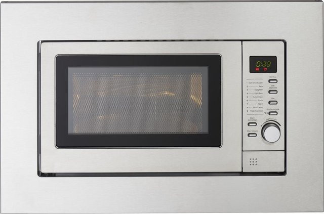 PKM Einbau-Kombi-Mikrowelle mit Grill MW800.8-20G-EB in Edelstahl Silber - Bild 1