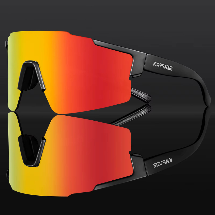 KAPVOE Sportsonnenbrille, Unisex, Vollrand, Kunststoff - Bild 4