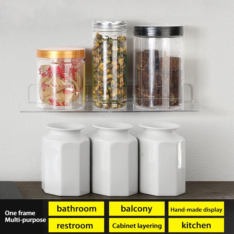 Yiran Furniture Wandmontierte Duschablage und Shampoo Halterung für das Badezimmer, Bohrfreie Eckregale zur Aufbewahrung - Bild 3