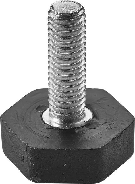 Hettich Bodenausgleichschraube M10 für Tischbeine, schwarz, 2 Stück - Bild 1
