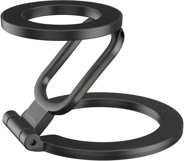 Doppelseitige MagSafe Handyhalterung von Market-5 in Schwarz mit 360 Grad drehbarem Ständer und Magnet-Fingergriff für iPhone 17 16 15 - Bild 1