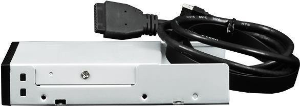 Chieftec MUB-3003C Frontpanel mit USB 3.1 Gen 1 und USB-C Anschlüssen in Schwarz - Bild 2