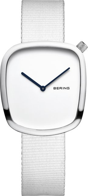 Bering Armbanduhr, Quarz, Edelstahl, Weiß, 30 mm, Damen - Bild 1