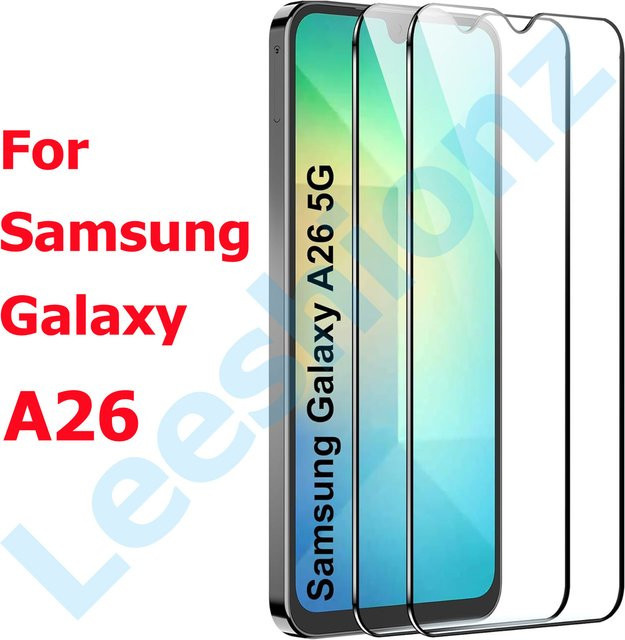 Samsung Galaxy A26 5G Displayschutz aus gehärtetem Glas, transparent, hochauflösend und sturzsicher - Bild 1