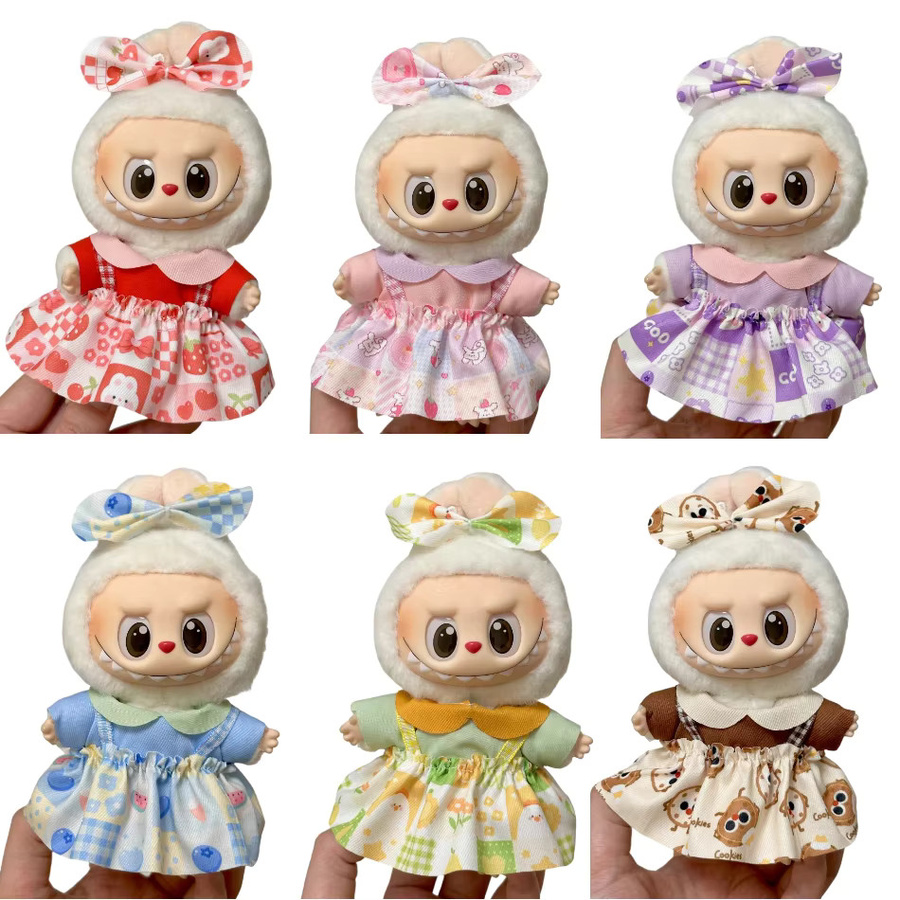Mini-Plüsch-Puppenkleidung, Outfit-Zubehör, Anzug, Plüsch / Textil - Bild 3