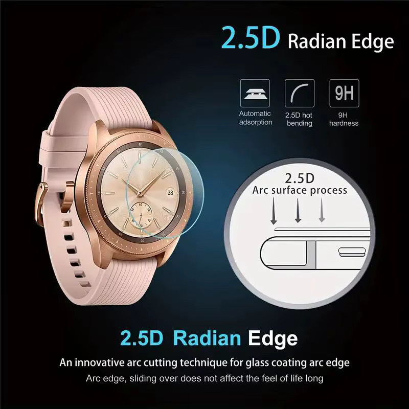Samsung Displayschutzfolie Glas, 5 Stück, Galaxy Watch4 Watch5 Watch6 - Bild 6