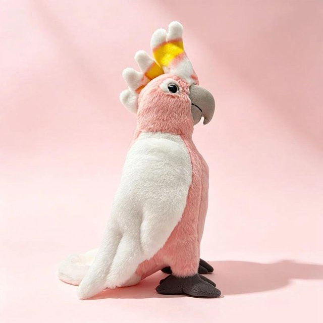Papageien-Stofftier, Ara Kakadu Plüschtier, Tropischer Vogelpuppe, 22cm - Bild 1