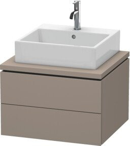 Duravit Waschtischunterschrank L-Cube mit 2 Schubladen, Breite: 62 cm, Tiefe: 54,7 cm, Höhe: 40 cm - Bild 1