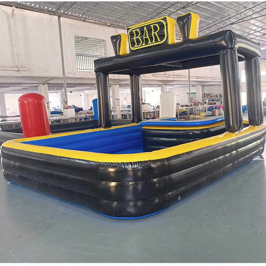 Ejia Aufblasbare Pool Bar Zelt aus PVC für Garten und Outdoor, B/T/H: 487 x 396 cm - Bild 6