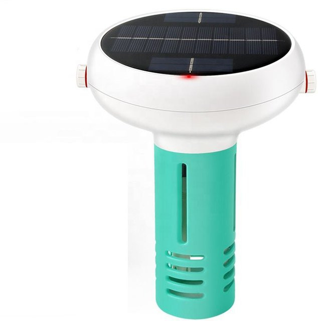 RCXAZ 7-in-1 Wasserqualitätsmonitor mit Solarbetrieb und Zigbee: Digitaler Wasserdichter Tester für Chlor, pH, TDS, EC, ORP, Salzgehalt und Temperatur für Schwimmbäder - Bild 1
