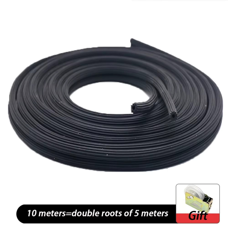 Selbstklebender Fensterdichtungsstreifen aus EPDM-Gummi in Schwarz für Fenster und Türen, Durchmesser: 3,5-6,5 mm - Bild 3