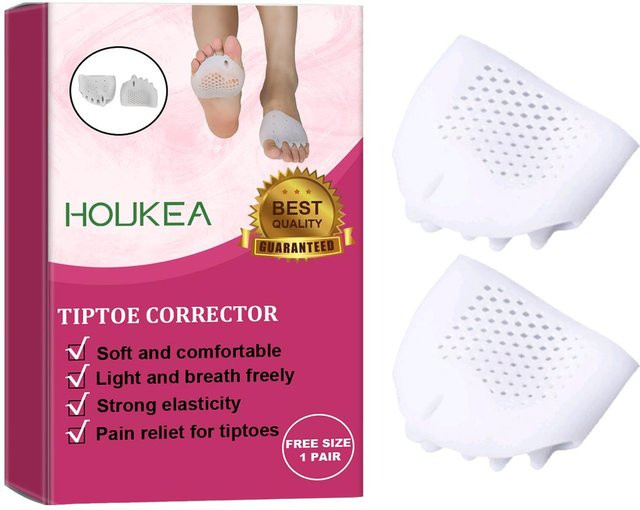 HOUKEA Zehenschutz aus Silikon, weiß, Unisex - Bild 1