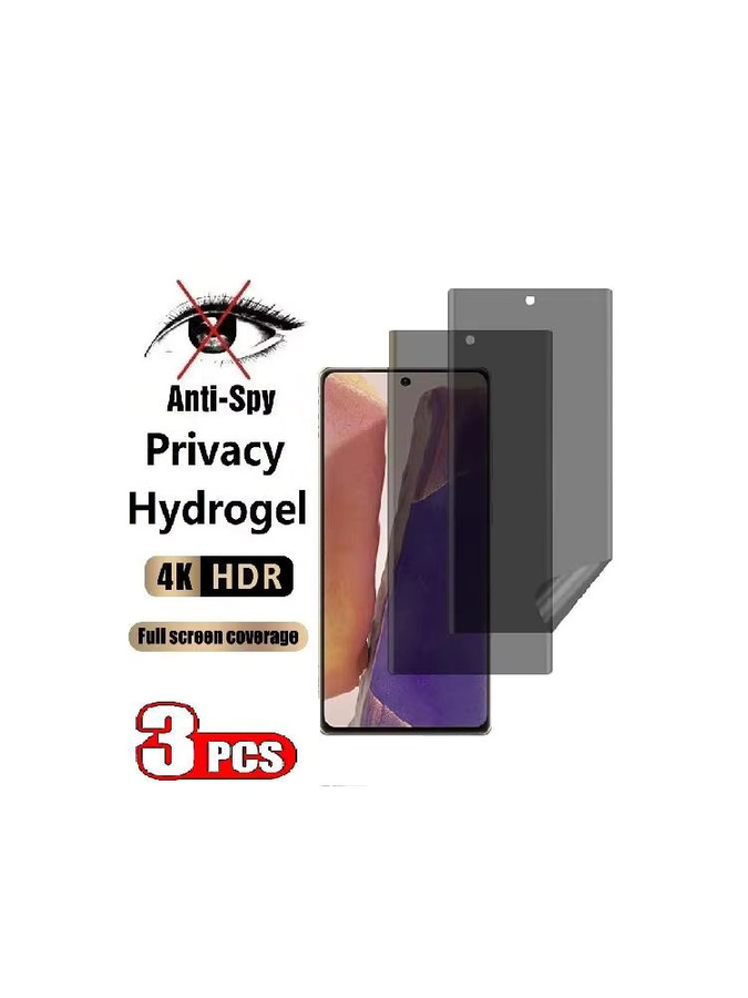 3er-Pack Privatsphäre Hydrogel-Displayschutzfolie für Motorola Edge 60 50 40 30 Ultra Plus und Moto G85 G84 G75 G55 G45 G35 G14, transparent - Bild 7