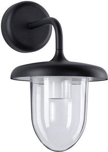Paulmann Vintario Außenwandleuchte E27 Anthrazit mit Glas und Metall für den Garten - Bild 1