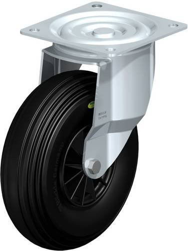 Blickle L-VWPP 260G Lenkrolle in Schwarz und Grau mit Rad-Durchmesser 260 mm und einer Tragfähigkeit von 200 kg - Bild 1