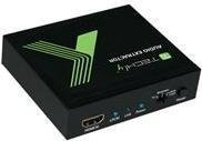 Techly HDMI Audio-Extractor IDATA-HDMI-EA74K in Schwarz mit 4K UHD, 3D und LPCM 7.1 sowie 3,5 mm Klinkenanschluss - Bild 1