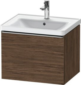 Duravit Waschtischunterschrank D-Neo in Braun, Wandmontage, B/T/H: 58,4 x 45,2 x 44,0 cm - Bild 1