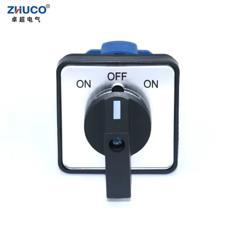 ZHUCO SZW26/LW26-20 Ein-Aus-Ein Stromversorgungsschalter 20A 660V 1-poliger 3-Gang Mechanischer Umschalter Universeller Nockenschalter für Motoren - Bild 2