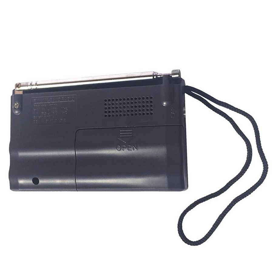 INDIN BC-R21 AM/FM Dualband-Radioempfänger tragbarer Player mit integriertem Lautsprecher und 3,5-mm-Klinkenstecker in Silber Grau - Bild 5