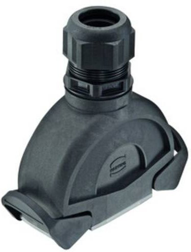 Harting Kupplungsgehäuse aus Kunststoff in Schwarz Baugröße 19413240723 - Bild 1