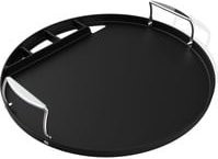Weber Grillplatte Full-Size aus porzellanemailliertem Gusseisen für Holzkohlegrills, schwarz, B/T/H: 55,5 x 54,5 x 11,5 cm - Bild 1