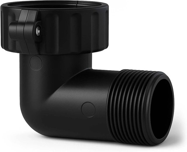 Sunsun CBF-350B Ersatzteil Winkelstück für Bio-Teichfilter in Schwarz - Bild 1