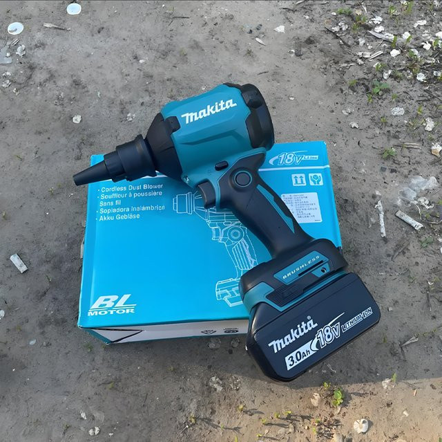 Makita DAS180 Akku-Multifunktionsgerät 18V bürstenlos als Staubsauger, Wasch- und Blasgerät in Petrol - Bild 1
