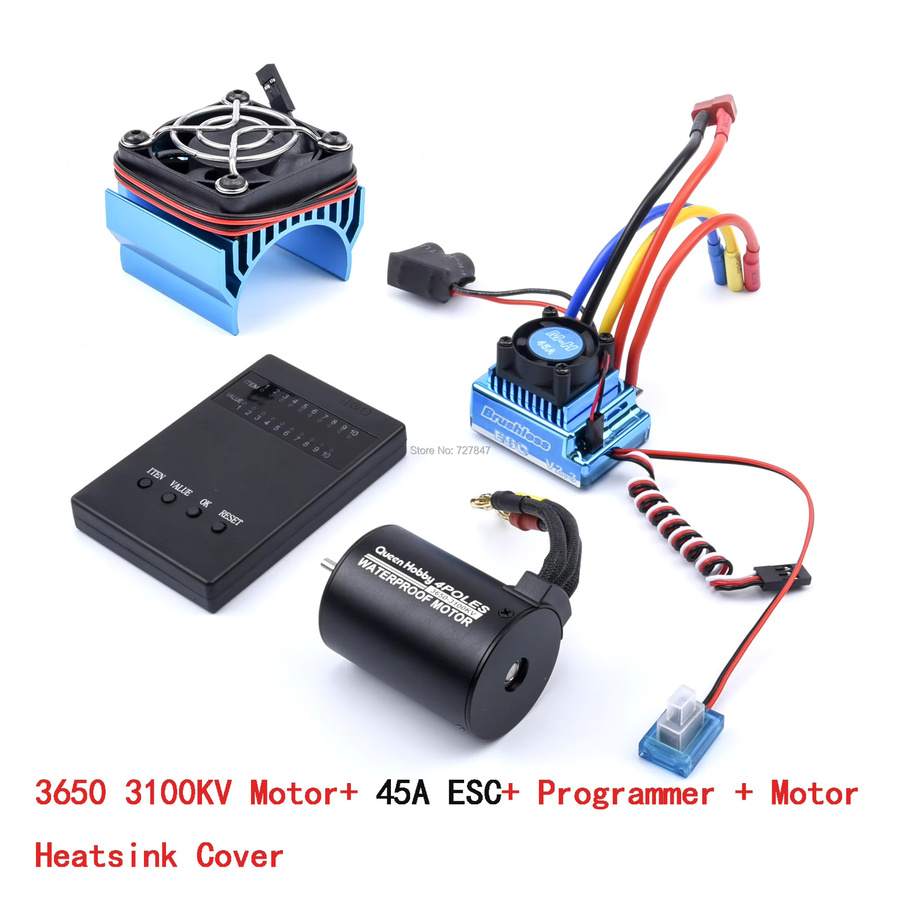 Readytosky Bürstenloser Motor & ESC Combo für 1:10 RC Car Boat Part - Bild 3