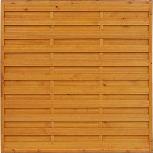 Sichtschutzzaun Classic von Andrewex aus Pinie in Braun, B/H: 180 x 180 cm - Bild 1