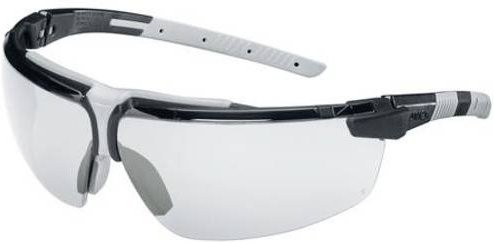 uvex i-3 Schutzbrille mit UV-Schutz in Grau und Schwarz nach EN 166 und EN 170 - Bild 1