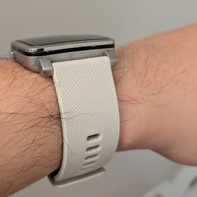 Uhrenarmband Silikon, Weiß, Unisex - Bild 1