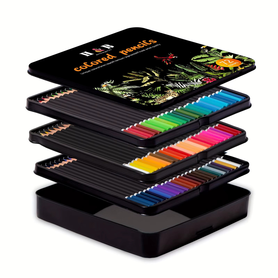 Art Supplies Buntstifte-Set mit 72 Premium-Farbminen in Multicolour für erwachsene Künstler - Bild 5
