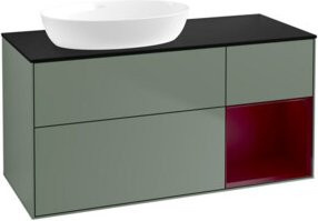 V&B Waschtischunterschrank Finion in Lackoptik, Breite: 120 cm, Tiefe: 50,1 cm, Höhe: 50,1 cm - Bild 1