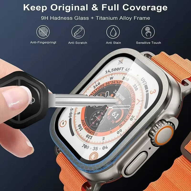 OAKCHARM Displayschutzfolie für Apple Watch Ultra 49mm, 2 Stück - Bild 2
