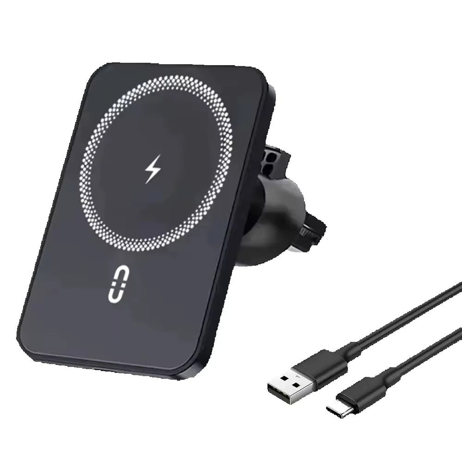 VIKEFON Magnetisches kabelloses Ladegerät und Handyhalterung für MagSafe iPhone 17 16 15 14 13 12 Pro Max XS, Schnellladestation für die Lüftungsschlitze im Auto - Bild 6