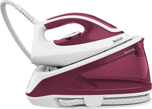Tefal Dampfbügelstation Express Easy SV6110E0 in Weiß und Rot, B/H/T: 21,0 x 29,2 x 39,0 cm