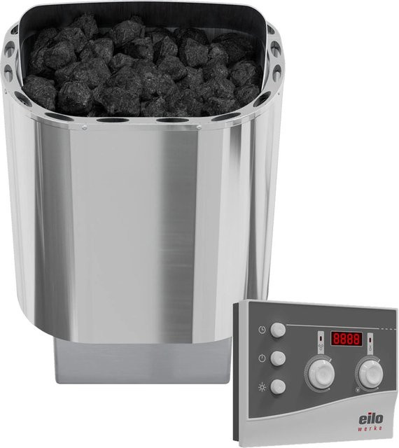 Eilo Finnischer Saunaofen mit externer Steuerung 9 kW - Bild 1