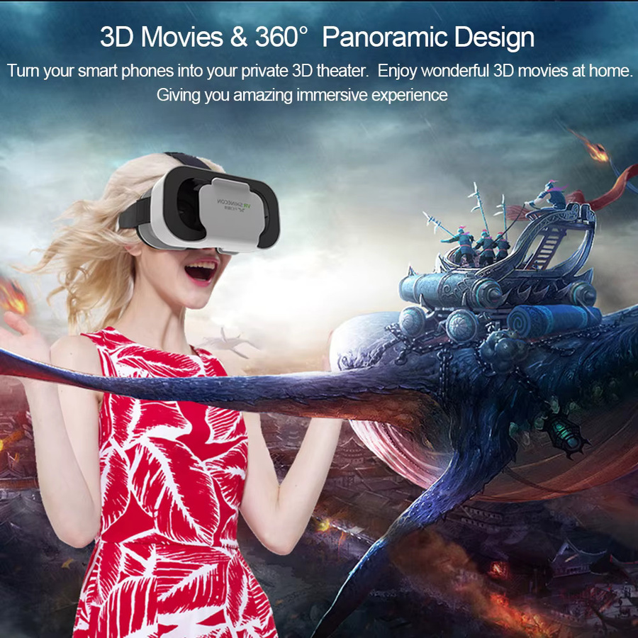 Shinecon Viar Virtual Reality Headset White – 3D Mobile VR-Brille für dein Smartphone - Bild 3
