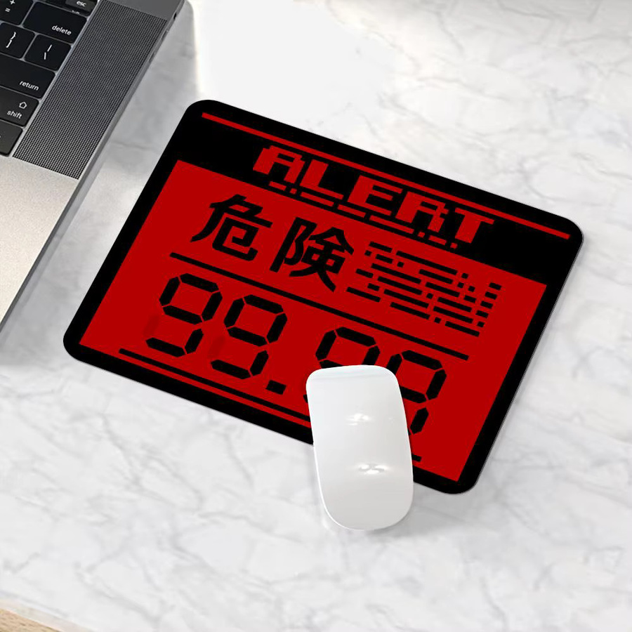 HYBXAXC Metal Gear Solid Alert Mode Mauspad mit rutschfester Gummiunterseite für PC und Gaming - Bild 2