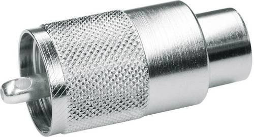 Telegärtner UHF-Steckverbinder Stecker gerade 50 Ohm in Silber - Bild 1
