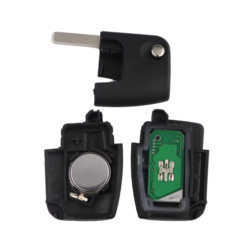YIQIXIN Fernbedienungsschlüssel für Ford Focus Mk2 Mk3 Mk4 Fiesta Mondeo Ranger Fusion C Max in Schwarz mit 433MHz 4D60/63 Chip 40/80 Bit HU101 FO21 Schlüsselblatt - Bild 6